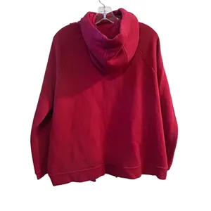 Nike Women's Funnel Neck Hoodie Red Size L Long Sleeve Casual‎ thumbnail 10