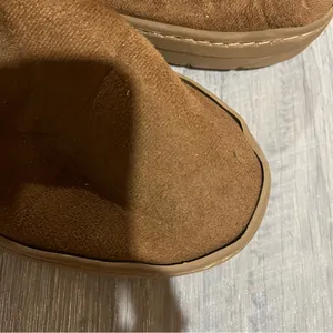 No Brand, Generic of Ugg Boots; Tan with Criss cross Bow with Pom Poms 9 Women’s thumbnail 7