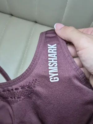 Gymshark Seamless Sports Bra Size Small in Plum Maroon thumbnail 5