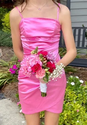 Pink Homecoming Dress Dillard's thumbnail 1