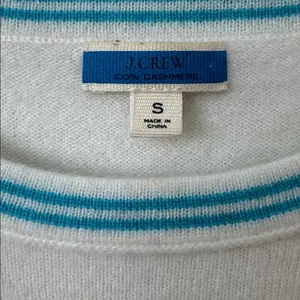 J.Crew 100% Cashmere Embroidered Tennis Top Size: S thumbnail 5