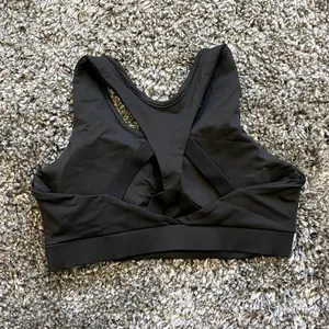 SHEIN Strappy Back Sports Bra in Black, Size M​​​​​​​​ thumbnail 2