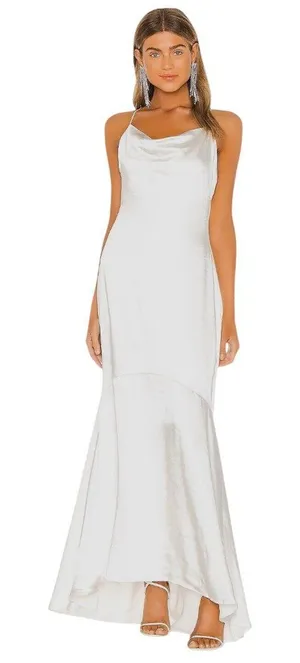 ELLIATT Aisle Dress in White X-Large New Womens Maxi Gown Bridal Wedding thumbnail 1