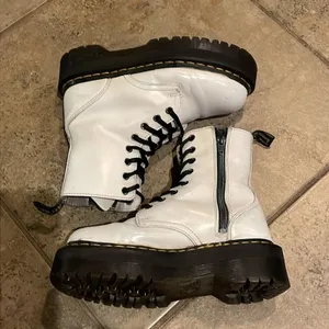 Dr Martens White Jadon Leather Boot Unisex Size 5W 4M EU36 thumbnail 10