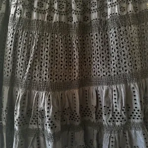 Ralph Lauren Y2K black eyelet tiered lined midi skirt Sz M # 2403 thumbnail 6