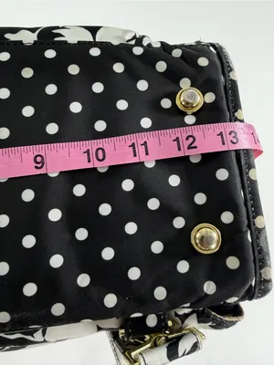 JuJuBe BFF Convertible Diaper Bag Backpack Black White Floral Polka Dot‎ Pad thumbnail 7