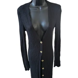 Free People Date Night Cardi Sz S‎ Black Sweater Dress thumbnail 2