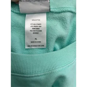 Disney Disneyland Blue Teal White Ombré‎ Cotton Crewneck Pullover Sweatshirt Size XL thumbnail 4