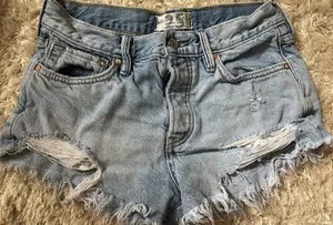 Free People Jean Shorts thumbnail 1