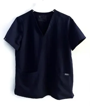 FIGS Scrubs Top Size Medium Dark Blue thumbnail 1