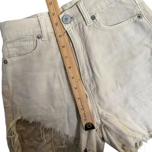 American Eagle Highest Rise Mom Shorts Beige Distressed Cutoff Khaki Denim 000 thumbnail 11