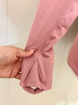 Lululemon Swiftly Tech Long Sleeve Shirt Pink Running Top Tagless thumbnail 5