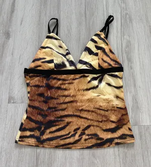 Shein Top Tiger Print thumbnail 1