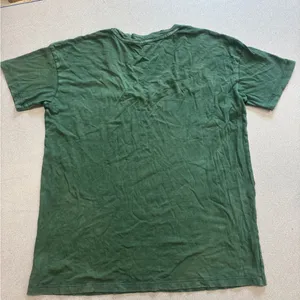 Aerie Green Women's Casual Top 100% cotton distressed short sleeve small thumbnail 3