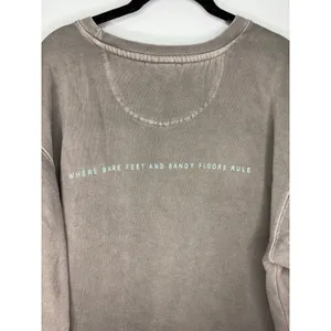 Comfort Colors Seaside Crewneck Sweatshirt Gray Size Large Pullover 30A Florida thumbnail 4