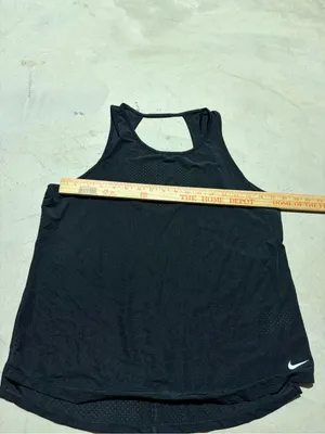 Nike Black Racerback Athletic Tank Top large thumbnail 3