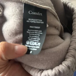 Comfrt Women's Beige Jogger Athletic Pants thumbnail 6