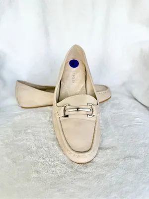 Aerosoles Womens Day Drive Beige Closed Toe Loafers 8.5 thumbnail 8