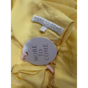 More to Come Vienna Baby Yellow Fairy Minimalist Girly Maxi Dress NWT Small thumbnail 5
