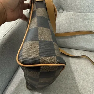 Vintage FENDI Bag Checkered Original Design Crossbody Luxury thumbnail 5