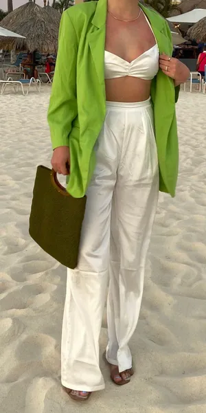 White Two Piece Set thumbnail 1