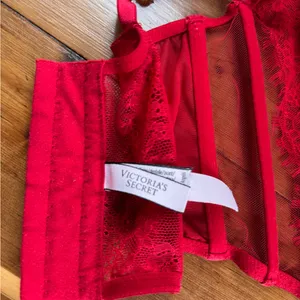 Victoria’s Secret Dream Angels Lace Corset Top Red XS thumbnail 5