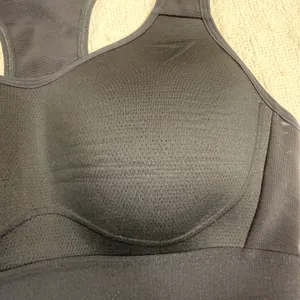 Gymshark‎ Black Mesh Racerback Padded Sports Bra GLSB5055 Womens Size Small thumbnail 2