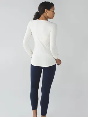 Lululemon Sunset Salutation Long Sleeve Angel Wing Athleisure SZ 6 thumbnail 5