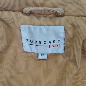 Vintage Forecast Sport Womens Quilted Corduroy Jacket Full Zip Beige Large 44‎ thumbnail 7