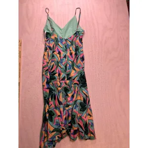 Hello Molly Maxi Dress Womens 6 Multicolor‎ Floral Button Front Summer Boho thumbnail 9
