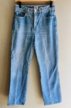 Vintage 90s Calvin Klein High Rise Straight Leg Jeans - Made in USA - Size 8 thumbnail 1