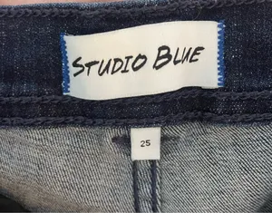 Studio Blue Zeph High Rise Forward Seam Self Cuff Denim Shorts thumbnail 3