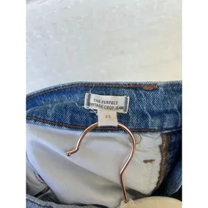 Madewell‎ The Perfect Vintage Crop Jean Distressed Size 25 thumbnail 5