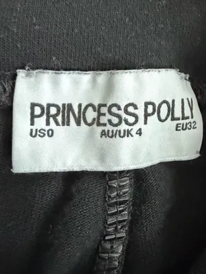 Princess Polly Black Stretch Flared Leggings thumbnail 3
