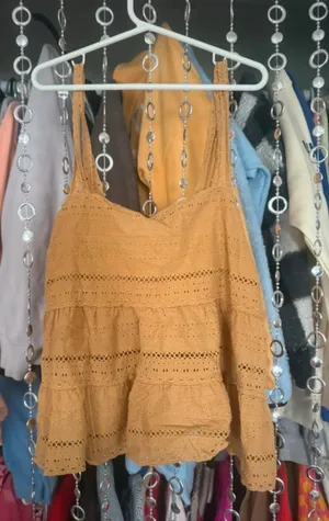 Aeropostale Yellow Tank Mustard Top thumbnail 1