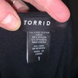 Torrid 1x flowy sleeveless boho black tunic thumbnail 4