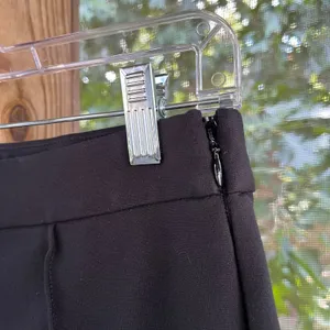J. Crew Factory Women's Black Crop Flare Ponte Pant Size 4 thumbnail 4