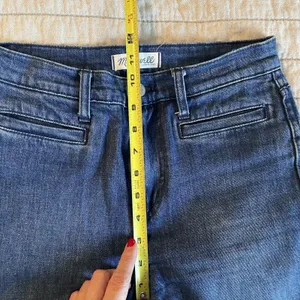 Madewell Jeans Women’s Flea‎ Market Flare Dark Wash Size 25x29 Western Cowgirl thumbnail 9