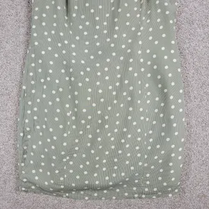 Vintage 90's Ice Cube by Michael Dress Womens 12 Green Polka Dot Rayon Mod Retro thumbnail 9
