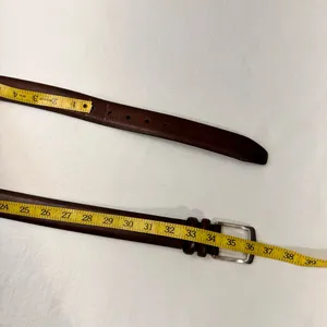 Leather Belt Men's Size 36 Brown Classic Handmade Heavy Duty Dress thumbnail 8