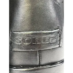 Sorel Womens Black Leather Chelsea Boots Size 8 SKU 6707 thumbnail 7