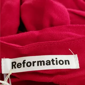 Reformation Dress Sz 2 Red One Shoulder Midi Formal Cocktail Party Wedding Guest thumbnail 5