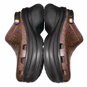 Crocs Classic Bae Translucent Glitter Platform Clogs Shoes Limited Edition 10 thumbnail 7