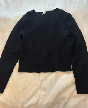 Abercrombie Black Long Sleeve Top thumbnail 1