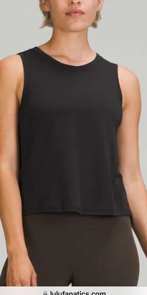 Lululemon Train to Be Tank Top Black / Black Size Medium thumbnail 7