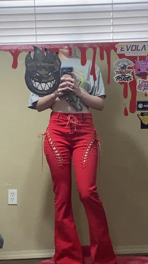 Edikted Lace-Up Jeans thumbnail 3