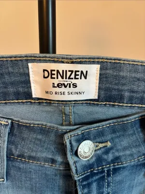 Levi's Denim Skinny Jeans - Light Blue Wash thumbnail 2