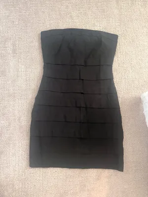 Black Mini Bandage Dress Size M thumbnail 3