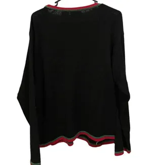 Holiday Vintage 90s Presents & Mistletoe Christmas Ugly Sweater thumbnail 6