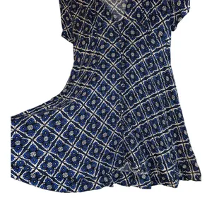 Free People Melody Printed Mini Dress Size 6 Spanish Boho Hippie Festival‎ ~Flaw thumbnail 4